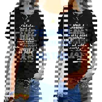 Prof Professeur Maths Fille Métier Humour Cadeau T-shirt femme - Cadeauxyz