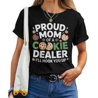Proud Cookie Dealer Mom Baking Mama Dessert Humor Women T-shirt | Mazezy