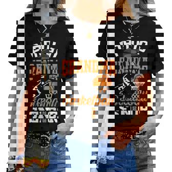 Proud Grandma Of A Basketball Senior Class Of 2025 Graduate Women T-shirt | Mazezy