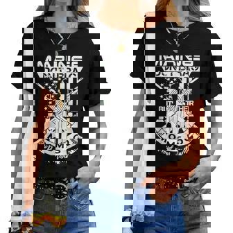 Proud Marine Mama For Mom Marines Dont But Their Moms Do Mil Women T-shirt | Mazezy