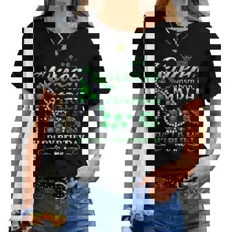 A Queen Was Born In March Girls Ladies March Birthday Women T-shirt | Mazezy