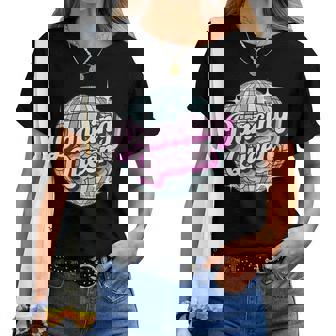 Retro Dancing Queen Boule Disco T-shirt femme - Cadeauxyz