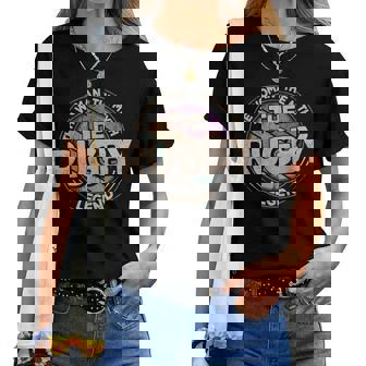 Rugby Legende Retro Football Rugby Camiseta de mujer - Regaloses