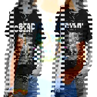 Scotland Themed Outfit Idea For & Scottish Unicorn Women T-shirt | Seseable UK