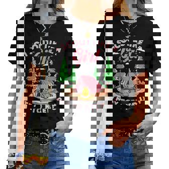 I Scout Like A Girl Try To Keep Up Scouting Retro Women T-shirt - Thegiftio