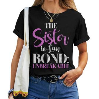 The Sister In Law Bond Unbreakable Sister In Law Women T-shirt - Thegiftio UK