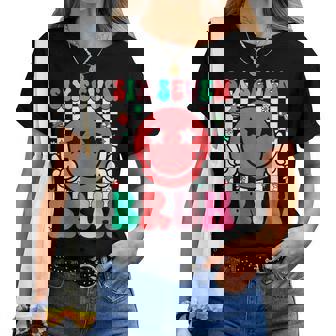 Six Seven Bruh 6 7 Meme Gen Alpha Slang Boy Girl Women T-shirt | Mazezy