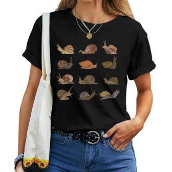 Snail For Insect Snail Themed Snail Lover Women T-shirt - Thegiftio UK