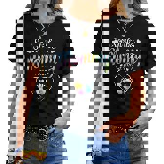 Soon To Be Mommy 2026 Mom Est 2026 Loading Promoted To Mommy Women T-shirt | Seseable UK