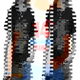 Spider Web Fourn 14 Years Old It's My 14Th Birthday Girl Women T-shirt - Thegiftio