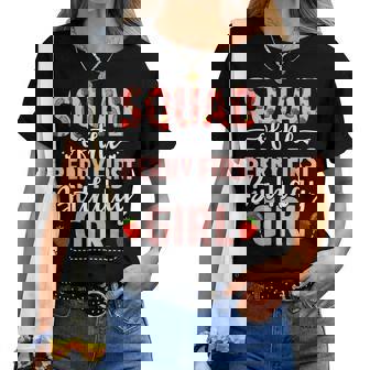 Squad Of The Berry First Birthday Girl Sweet Strawberry Women T-shirt | Mazezy