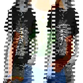 Squelette Corps De Plante Monstera Feuille Plante Maman Jardinage T-shirt femme - Cadeauxyz