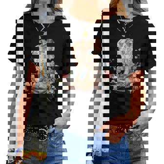 Stivali Da Cowboy Western s Concerto Country Maglietta da donna - Novitaregali