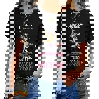 Tante Licorne Disant Mignon Aunticorn T-shirt femme - Cadeauxyz