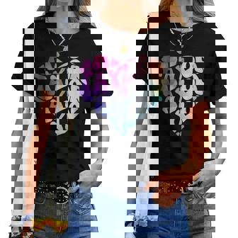 Taylor Groovy Retro I Love Heart Prénom Personnalisé T-shirt femme - Cadeauxyz