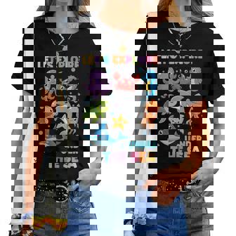 Teacher Let's Explore Under The Sea Ocean Classroom Backto Women T-shirt - Thegiftio