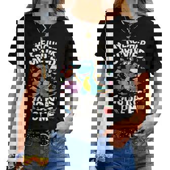 My Teacher Survived 100 Days Of Me Dinosaur 100 Days Women T-shirt | Mazezy