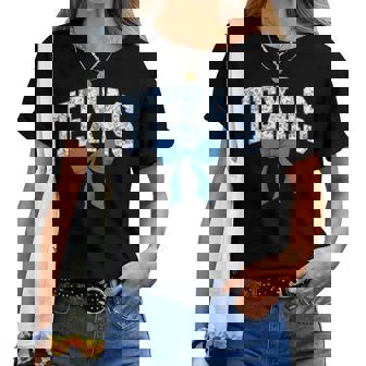 Texas Coquette Bow Floral State Pride Style Girls Women Women T-shirt - Thegiftio