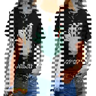 Thanksgiving Turkey Glove Gobble Thankful Nurse Medical Fall Women T-shirt | Mazezy