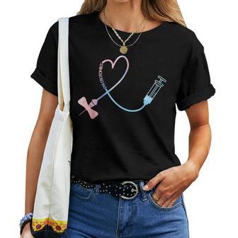 Tie Dye Phlebotomist Phlebotomy Technician Nurse Clinical Women T-shirt - Thegiftio UK