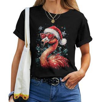 Tropischer Flamingo Weihnachten T-shirt Frauen - Geschenkecke