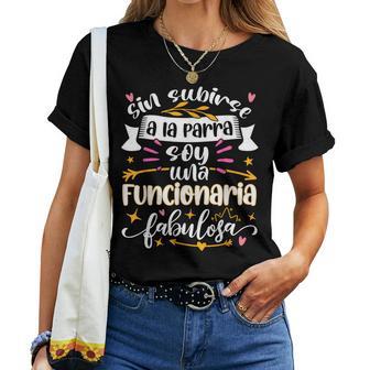 Una Funcionaria Fabulosa Divertido Empleada Pública Camiseta de mujer - Regaloses