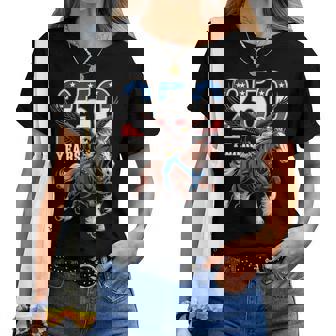 Usa 250Th Anniversary Bald Eagle & Clydesdale Horse Women T-shirt - Thegiftio