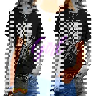 V8 Girl Muscle Car Girl Camiseta de mujer - Regaloses