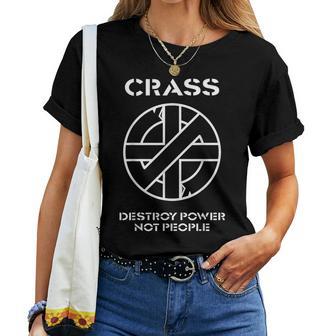 Vintage Destroy Power Not People For Women Women T-shirt - Thegiftio UK