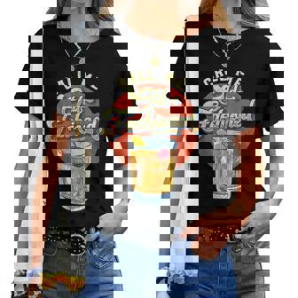 Vintage Divertente Call Me Old Fashion Whiskey Cocktail Maglietta da donna - Novitaregali