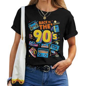 Vintage Retro Back To 90'S Diseño Gráfico Hombres Es Niños Camiseta de mujer - Regaloses