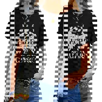 Vintage Teacher Of Dragons Quotes Teacher Student Women T-shirt - Thegiftio