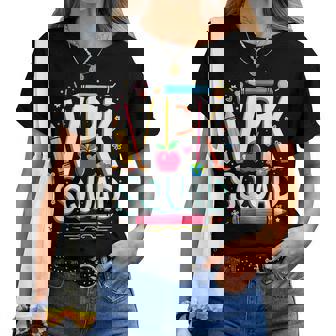 Vpk Squad Vpk Crew Vpk Student And Pre-K Teacher Women T-shirt | Mazezy