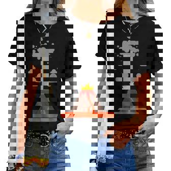 Vulcano Lava Ragazze Ragazziulcano Maglietta da donna - Novitaregali