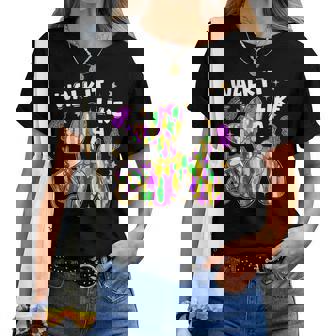 Walk It Like A Dog Mardi Gras Women Women T-shirt | Mazezy