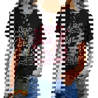 We Wear Pink October Shoes Breast Cancer Awareness Women T-shirt | Mazezy