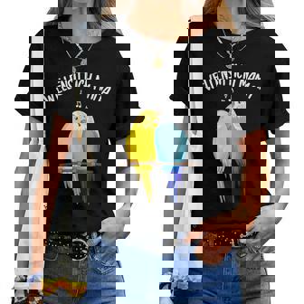 Wellensittich Mama Lustigittichogelbesitzerin T-shirt Frauen - Seseable