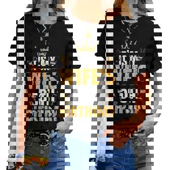 Wife It's My Wife's 50Th Birthday 1975 50 Years Old Women T-shirt | Mazezy