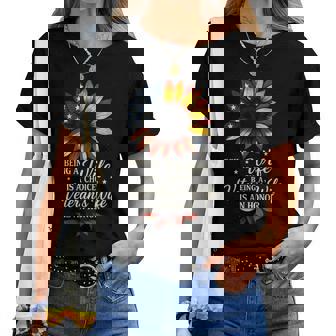 Being A Wife Proud Veteran's Wife Women T-shirt | Mazezy