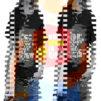 The Wife Is Right Husband Sarcastic Saying Humor Joke Women T-shirt | Mazezy