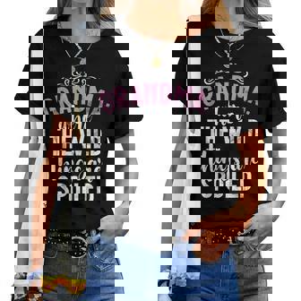 Where The Wild Things Are Spoiled New Grandma Women T-shirt - Thegiftio