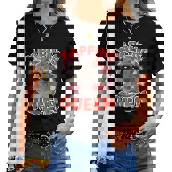 Yapping Queenad Hamster Meme Maglietta da donna - Novitaregali