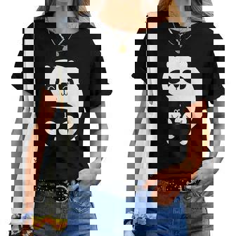 Yin Yang Cute Panda Nouveauté Graphic & Cool s Fun T-shirt femme - Cadeauxyz