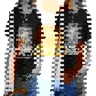 ディスコフィーバーコスチューム女性男性-ダンステーマパーティー用品 レディースTシャツ - Kawaiitshirt