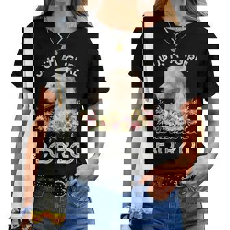 ボルゾイシャツ犬ギフト彼女を愛する女の子だけボルゾイ レディースTシャツ - Kawaiitshirt