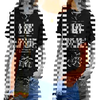 マウンテンバイク I Love When My Wife Lets Me Buy Another Bike レディースTシャツ - Kawaiitshirt