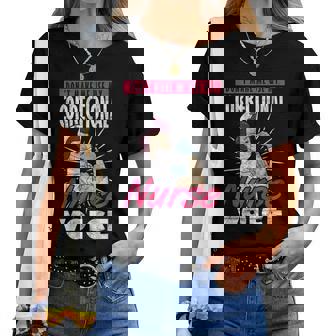 矯正看護師 刑務所看護 Use My Correctional Nurseoice レディースTシャツ - Kawaiitshirt