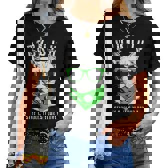 緑寿祝い ねこ サングラス 父 男性 女性 母 猫好き 緑寿 お祝い 66歳 おもしろ おもろい かっこいい レディースTシャツ - Kawaiitshirt