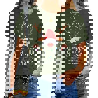 I Am The Cat Mom Reindeer Christmas Family Women T-shirt - Thegiftio