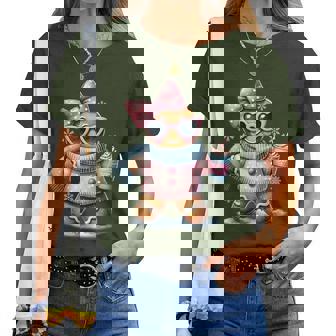 Gingerbread Drinking Hot Chocolate Bougie Christmas Women T-shirt | Mazezy